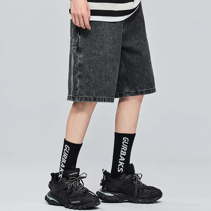 ALL IN Denim Shorts Unisex-4