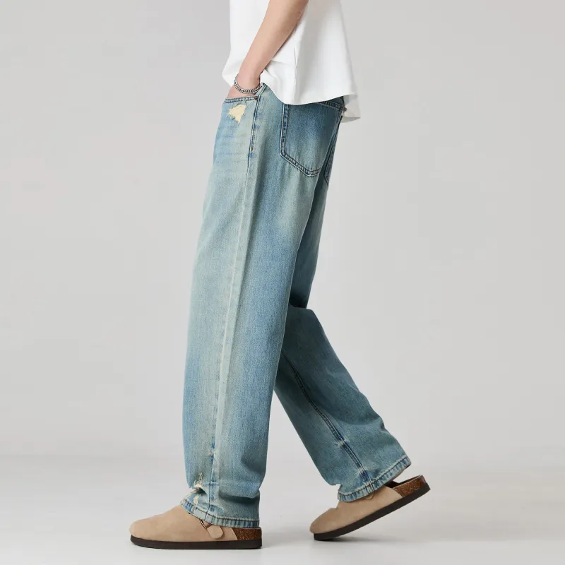 Jeans Men's Cloisonne Blue Artifacts-8