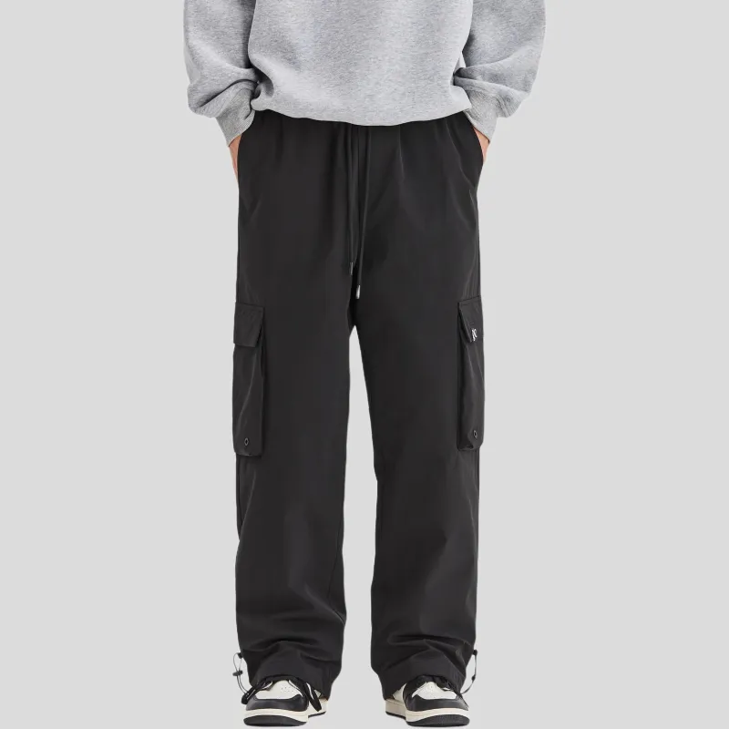 ALL IN Casual Pants Men's Jet Black-1