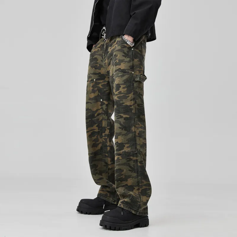 ALL IN Jeans Men Green Camouflage-1
