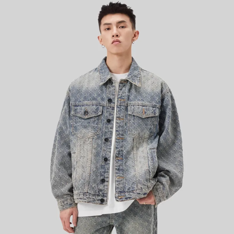 ALL IN Denim Jacket Unisex Iceberg Blue-4