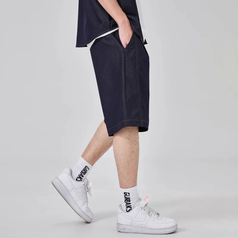 ALL IN Denim Shorts Men-3