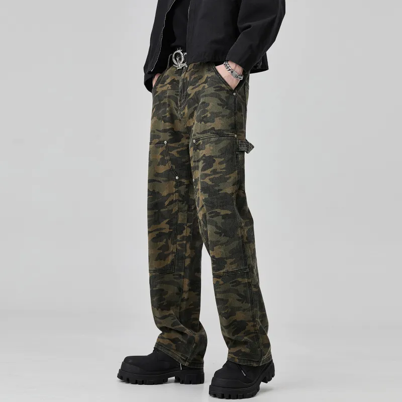 ALL IN Jeans Men Green Camouflage-2