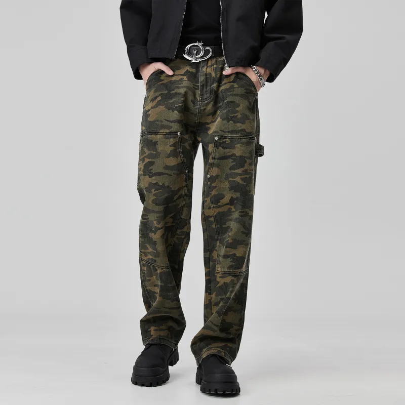 ALL IN Jeans Men Green Camouflage-3