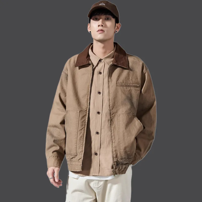 ALL IN Jackets Coats Men's Khaki-2
