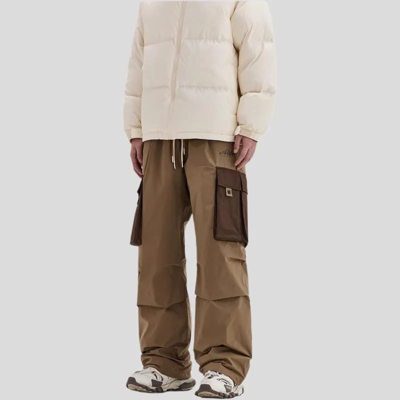 ALL IN Casual Pants Men's Coffee Brown-1