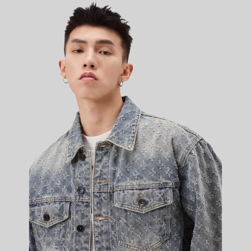 ALL IN Denim Jacket Unisex Iceberg Blue-3
