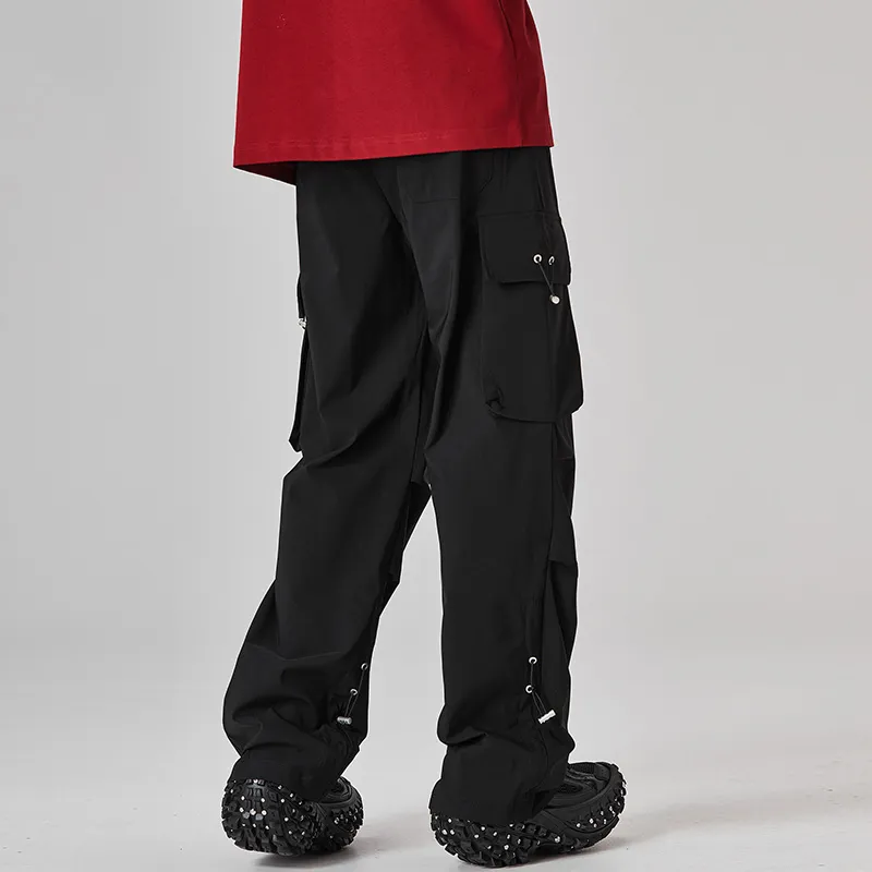 ALL IN Casual Pants Unisex Ink Black-6