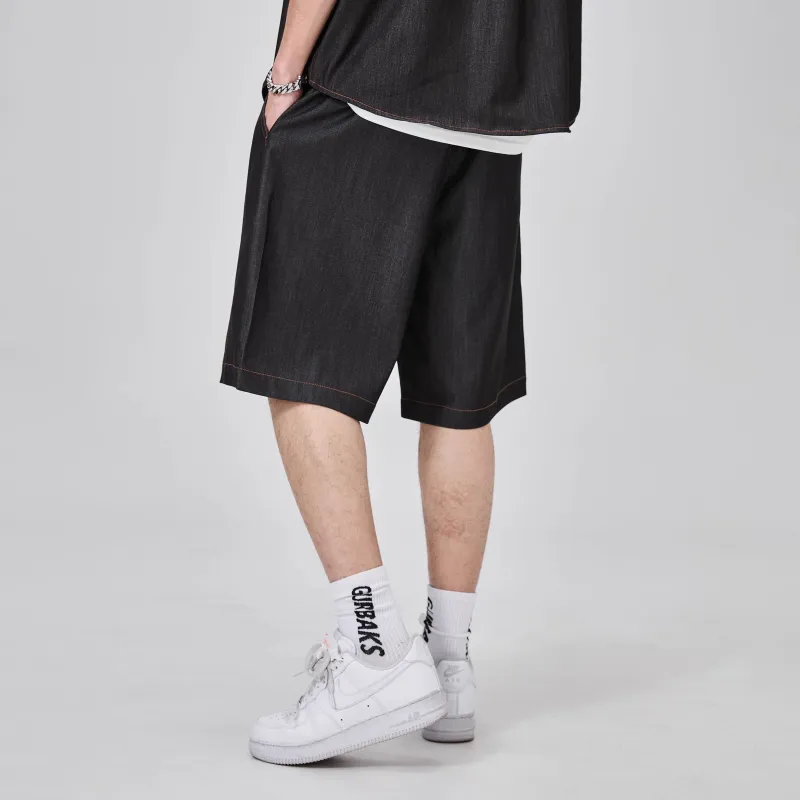 ALL IN Denim Shorts Men-8