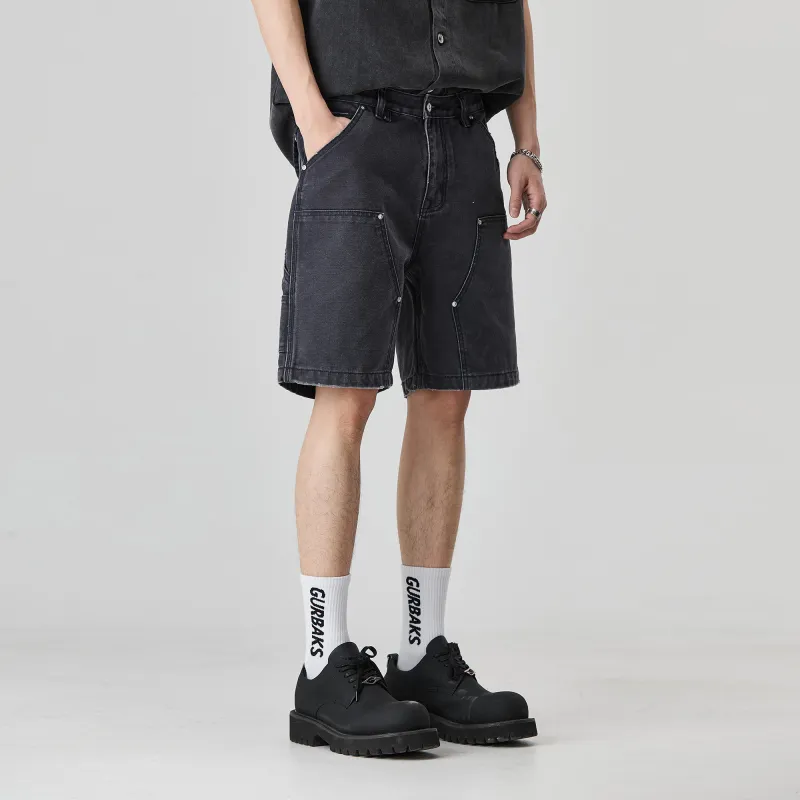 ALL IN Denim Shorts Men-4