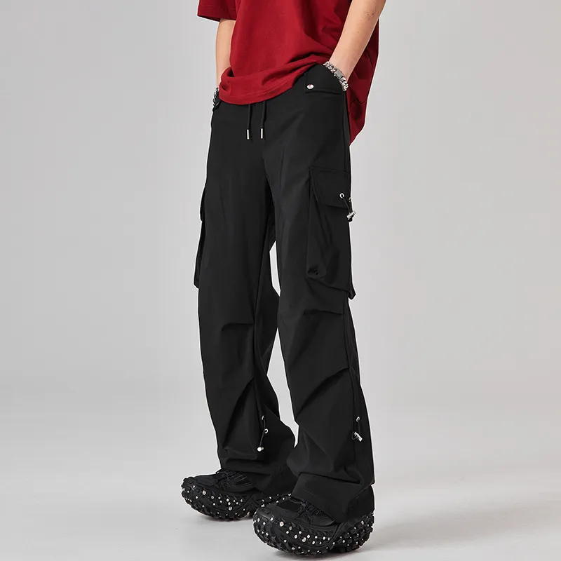 ALL IN Casual Pants Unisex Ink Black-7