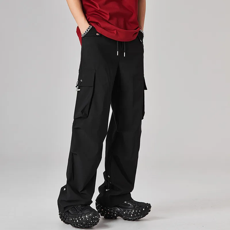 ALL IN Casual Pants Unisex Ink Black-3