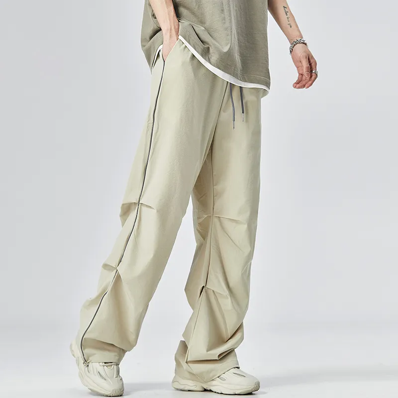 ALL IN Casual Pants Men's Elegant Apricot-4