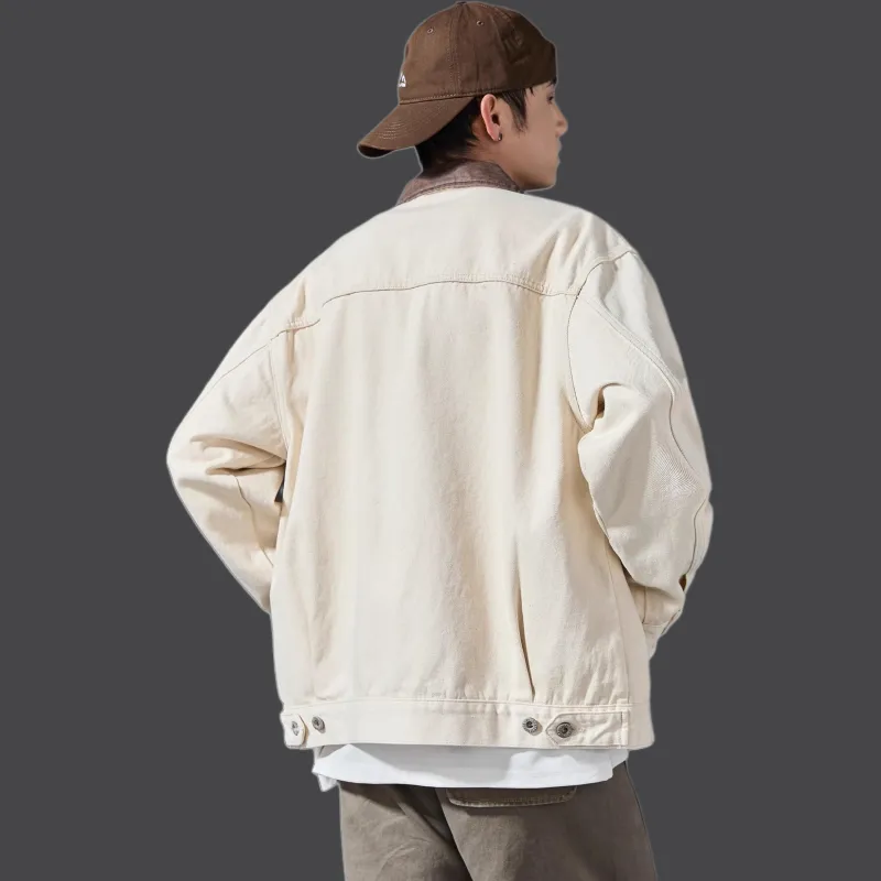 ALL IN Jackets Coats Men's Elegant Apricot-4