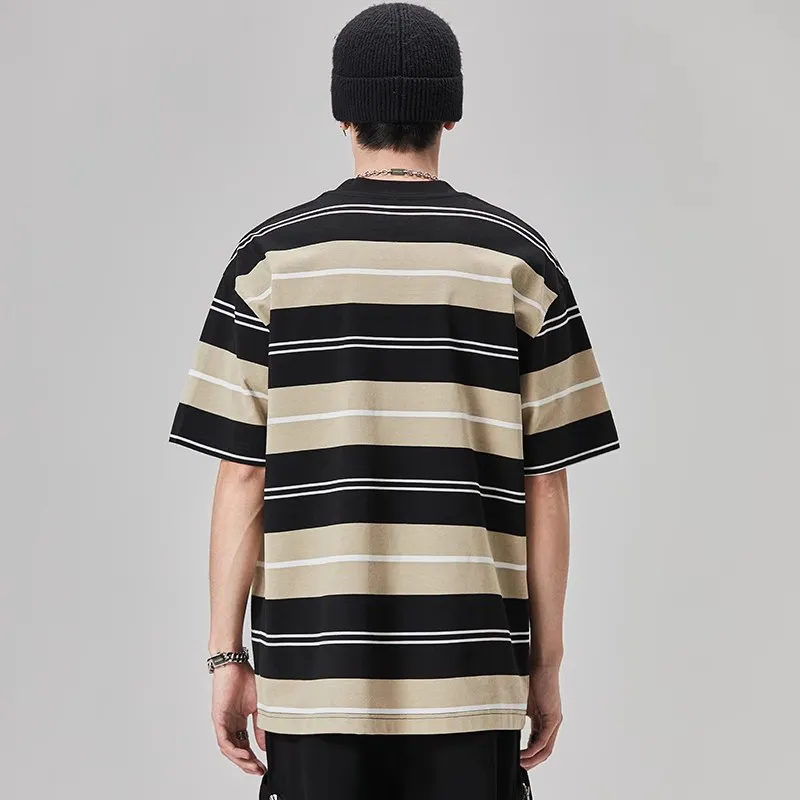 ALL IN T Shirt Unisex Khaki & Black-2