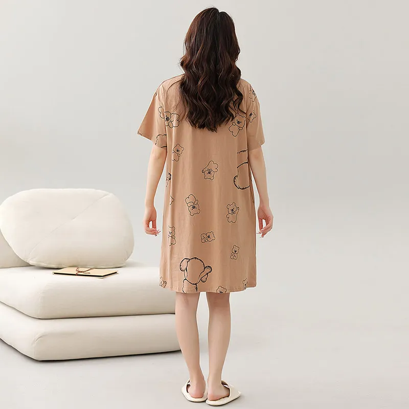 Sharefun Nightgown Women's Khaki-1