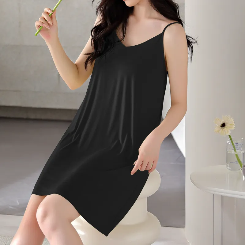 Sharefun Nightgown Women's Black-1