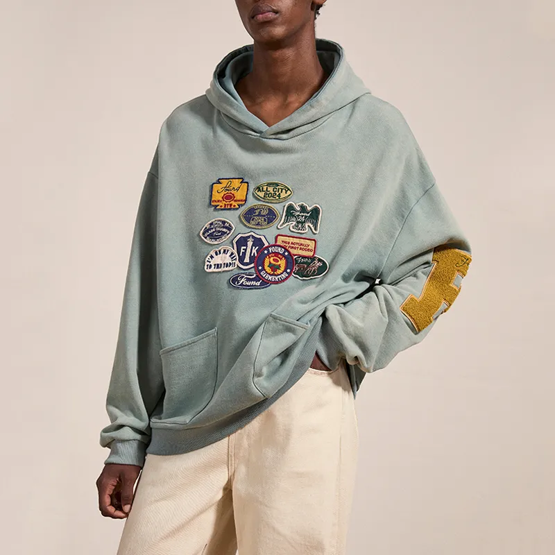 Profound Sweatshirt Unisex Distressed Turquoise-2