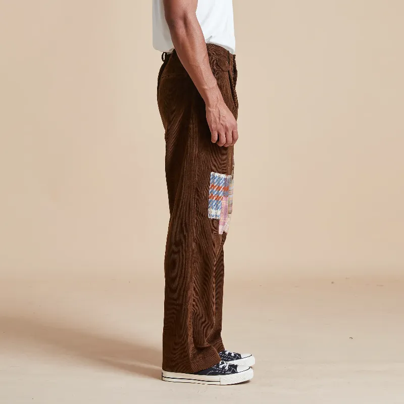 Profound Casual Pants Unisex Brown-4