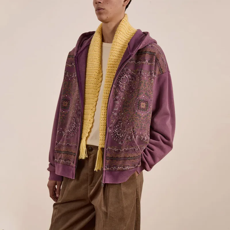 Profound Sweatshirt Men's Distressed Purple-2