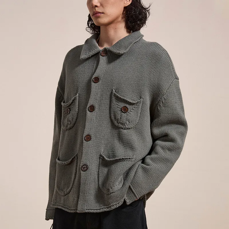 Profound Sweater Unisex Gray Green-2