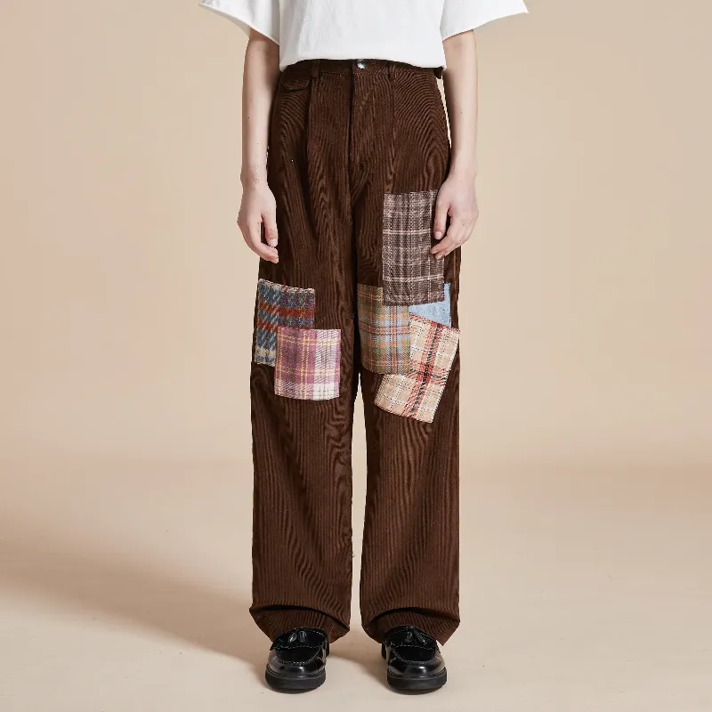 Profound Casual Pants Unisex Brown-2