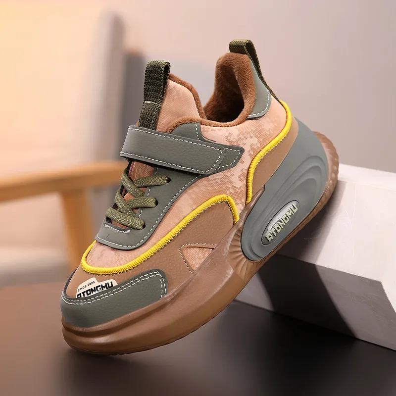 ATONGMU Slip Resistant Cushioning Rebound Waterproof Thermal Kids Lifestyle Shoes Kids'-12