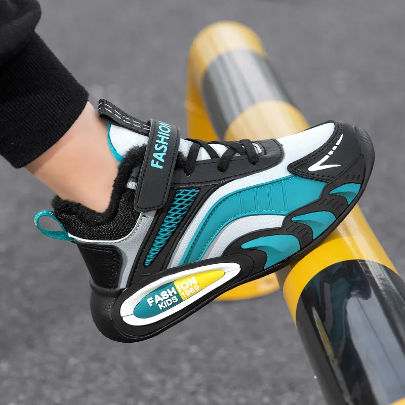 ATONGMU Slip Resistant Cushioning Abrasion Resistant Waterproof Thermal High Top Kids' Casual Kids'-11