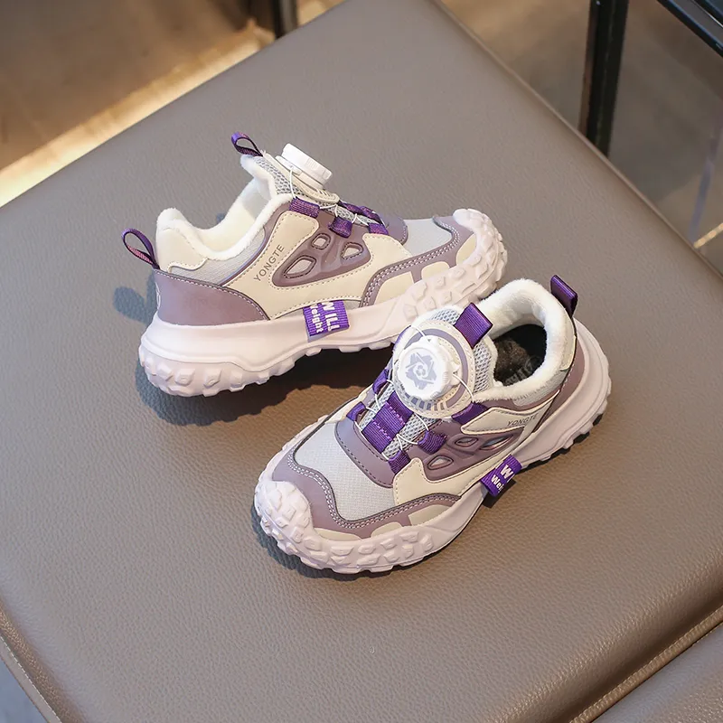 ATONGMU Waterproof And Warm Low Top Kids Lifestyle Shoes Kids'-9