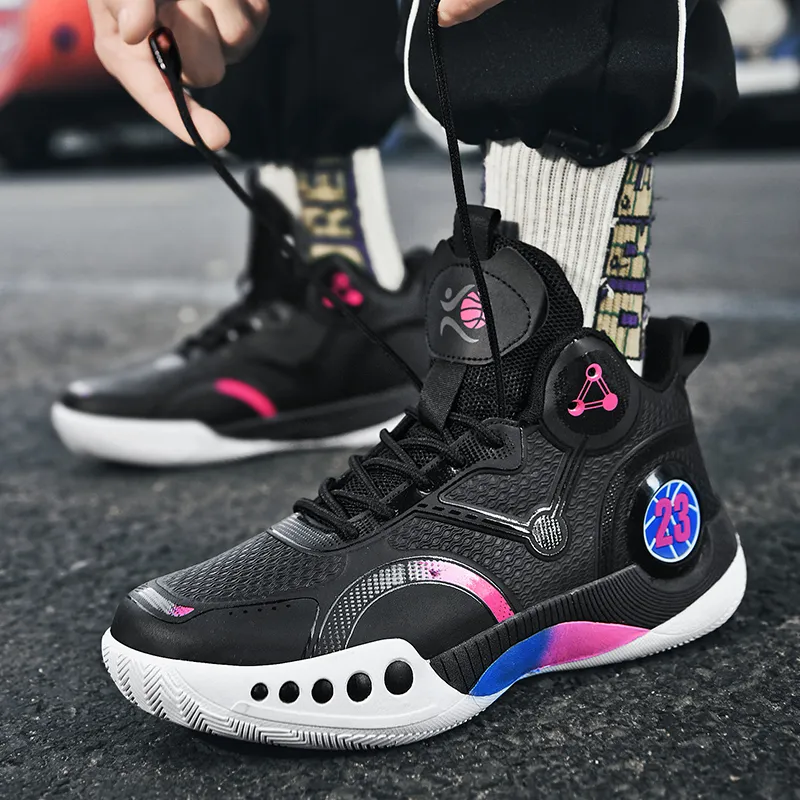 ATONGMU Slip Resistant, Abrasion Resistant, Waterproof, Cushioning Children's Basketball Shoes Kids'-13
