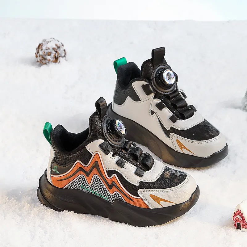 ATONGMU Slip Resistant Cushioning Abrasion Resistant Waterproof Thermal Kids Lifestyle Shoes Kids'-11