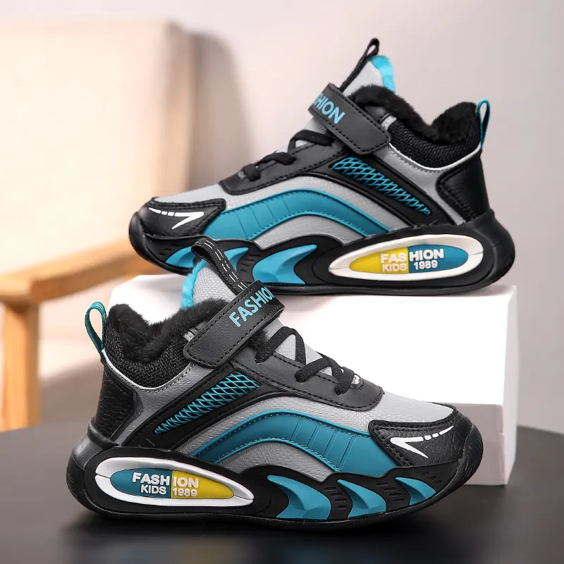 ATONGMU Slip Resistant Cushioning Abrasion Resistant Waterproof Thermal High Top Kids' Casual Kids'-10