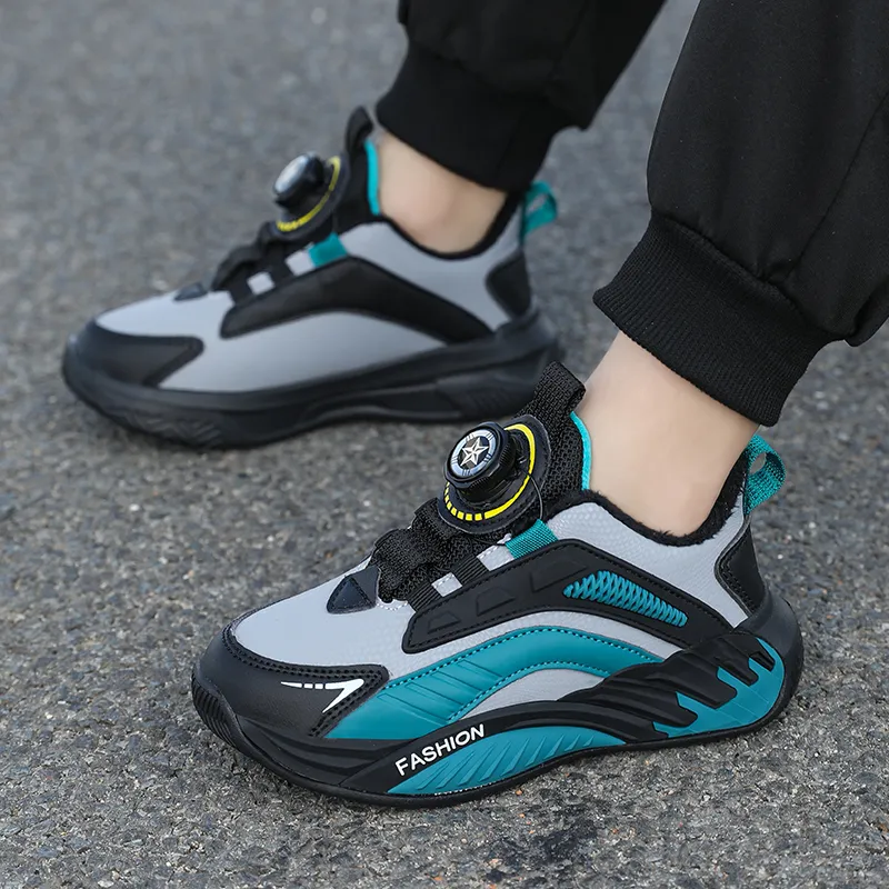 ATONGMU Slip Resistant Cushioning Abrasion Resistant Rebound Thermal Low Top Kids Lifestyle Shoes Kids'-4