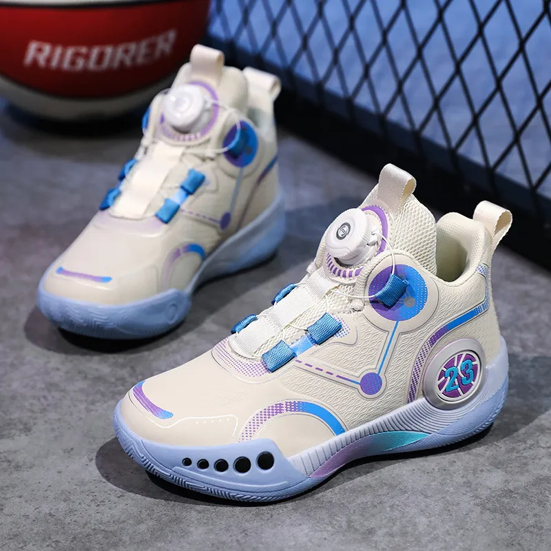 ATONGMU Slip Resistant, Abrasion Resistant, Waterproof Kids' Basketball Kids'-12