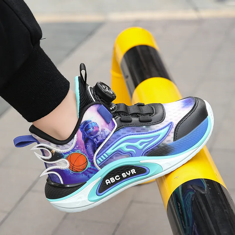 ATONGMU Children's Basketball Shoes Kids'-19