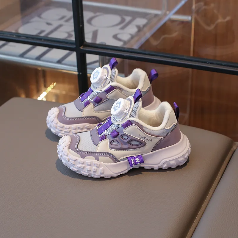 ATONGMU Waterproof And Warm Low Top Kids Lifestyle Shoes Kids'-8