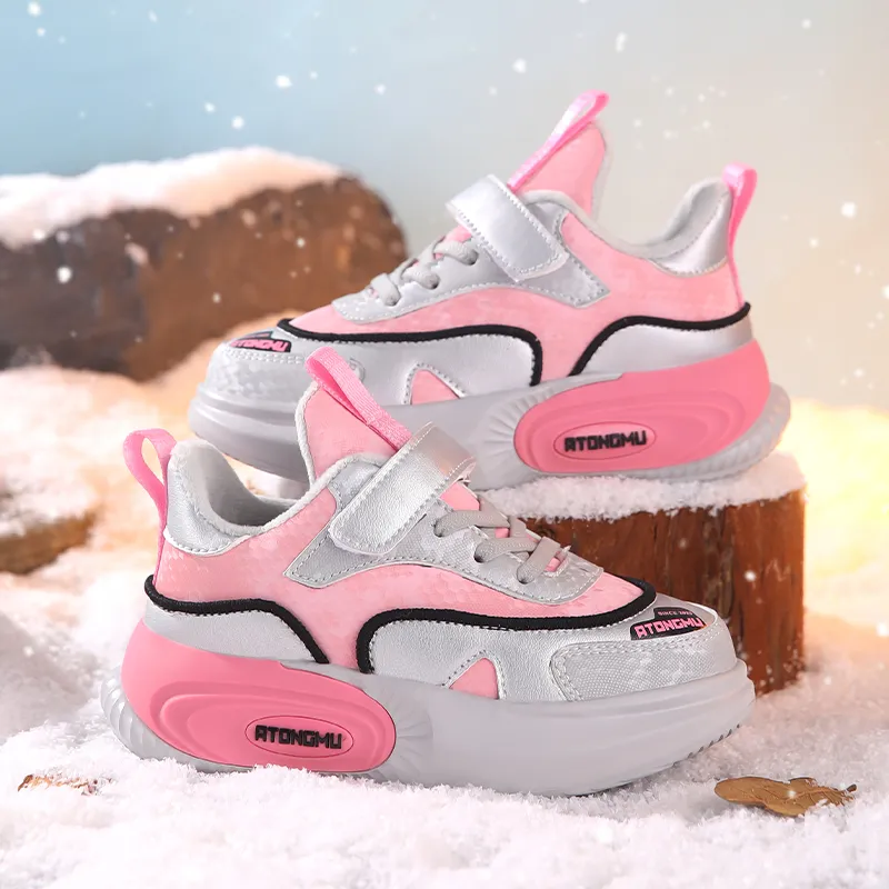 ATONGMU Slip Resistant Cushioning Rebound Waterproof Thermal Kids Lifestyle Shoes Kids'-3