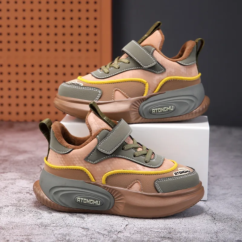 ATONGMU Slip Resistant Cushioning Rebound Waterproof Thermal Kids Lifestyle Shoes Kids'-13