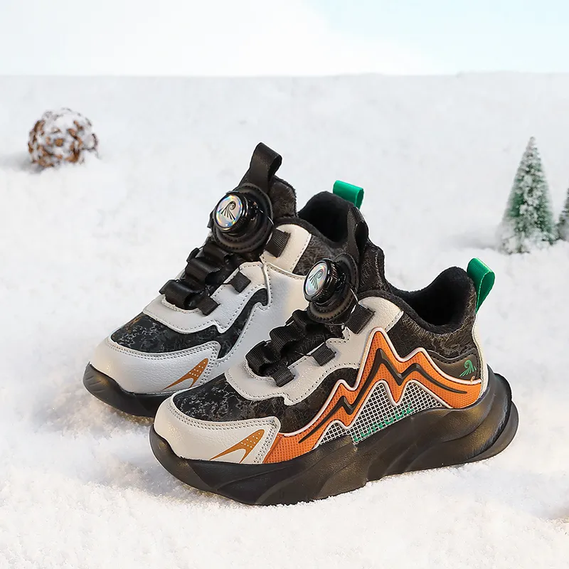ATONGMU Slip Resistant Cushioning Abrasion Resistant Waterproof Thermal Kids Lifestyle Shoes Kids'-7