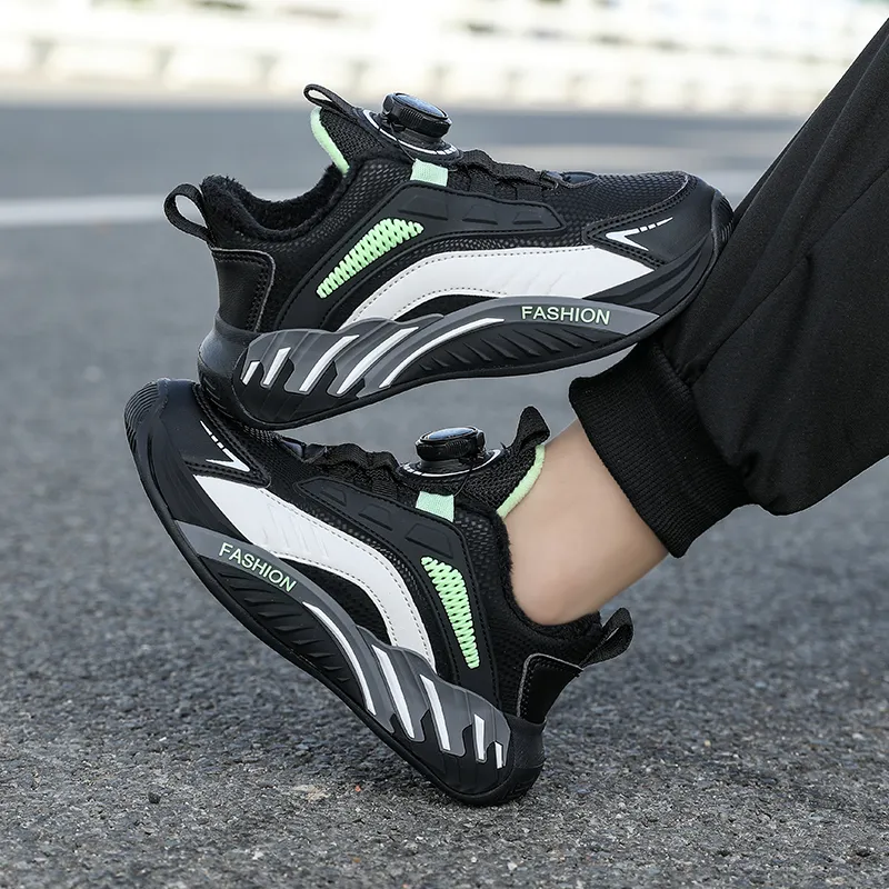 ATONGMU Slip Resistant Cushioning Abrasion Resistant Rebound Thermal Low Top Kids Lifestyle Shoes Kids'-9