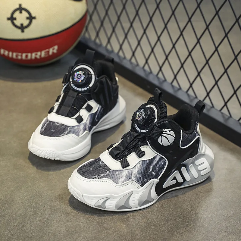 ATONGMU Cushioning Rebound Mid Top Kids Lifestyle Shoes Kids'-19