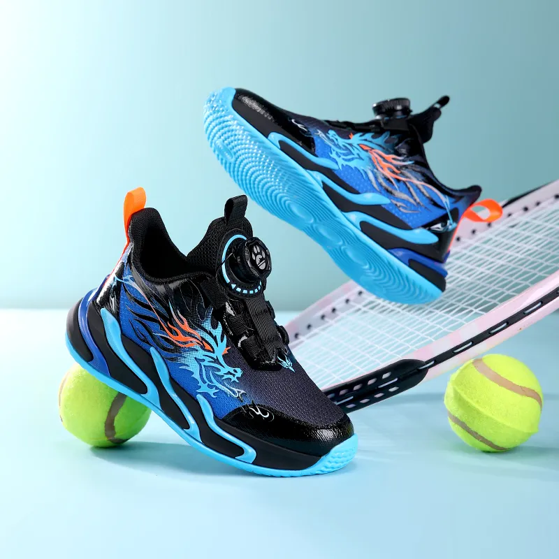 ATONGMU Breathable Lightweight Cushioning Low Top Kids Lifestyle Shoes Kids'-8