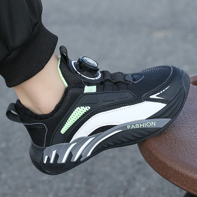 ATONGMU Slip Resistant Cushioning Abrasion Resistant Rebound Thermal Low Top Kids Lifestyle Shoes Kids'-11