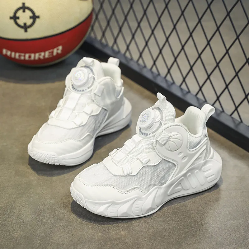ATONGMU Cushioning Rebound Mid Top Kids Lifestyle Shoes Kids'-5