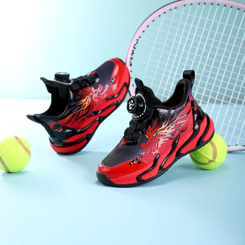 ATONGMU Breathable Lightweight Cushioning Low Top Kids Lifestyle Shoes Kids'-3