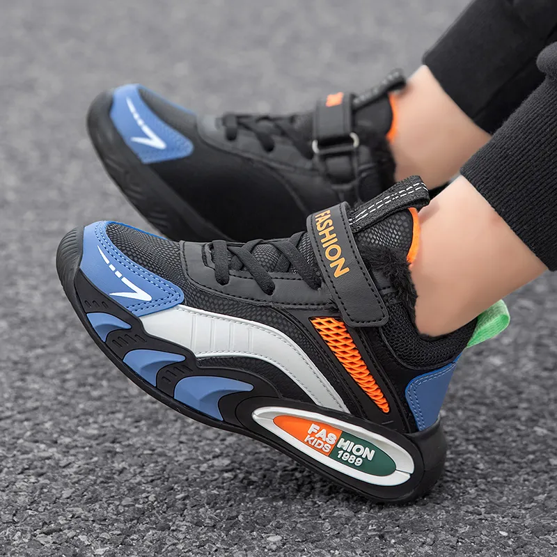 ATONGMU Slip Resistant Cushioning Abrasion Resistant Waterproof Thermal High Top Kids' Casual Kids'-6
