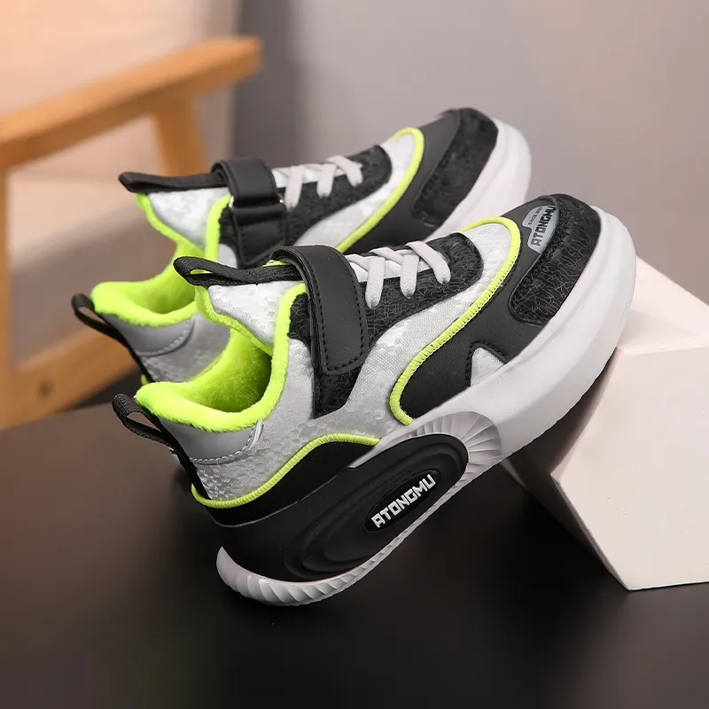 ATONGMU Slip Resistant Cushioning Rebound Waterproof Thermal Kids Lifestyle Shoes Kids'-25