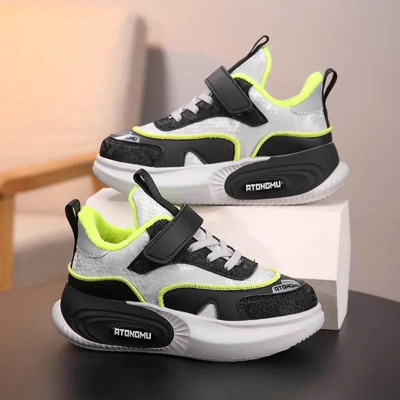 ATONGMU Slip Resistant Cushioning Rebound Waterproof Thermal Kids Lifestyle Shoes Kids'-27