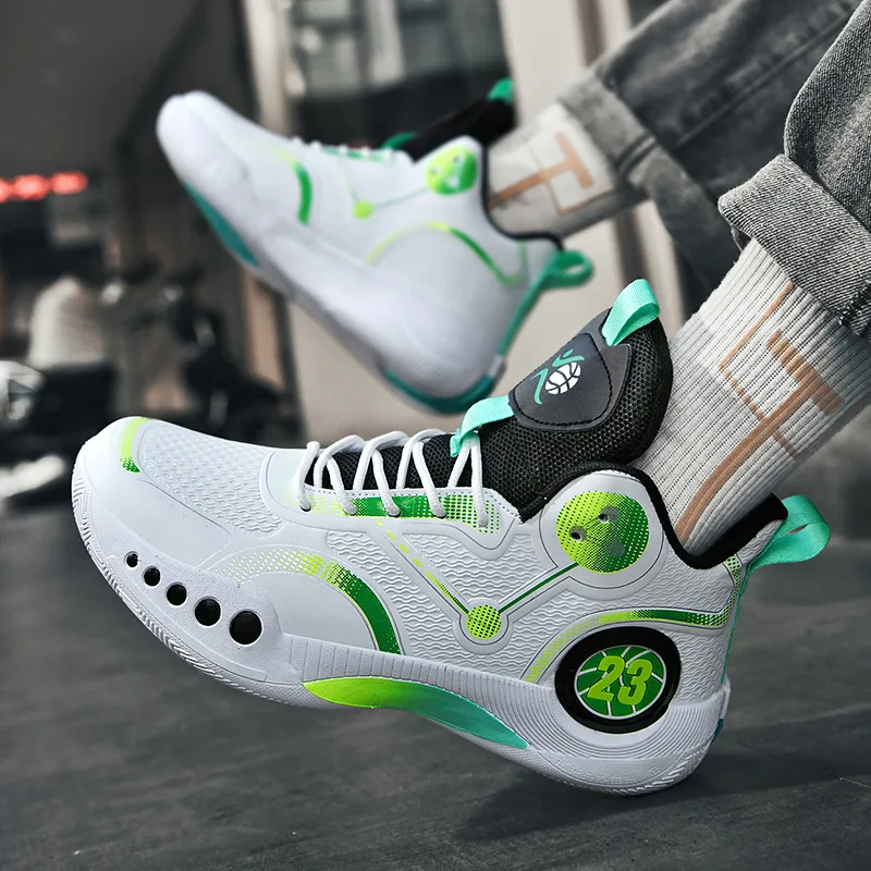 ATONGMU Slip Resistant, Abrasion Resistant, Waterproof, Cushioning Children's Basketball Shoes Kids'-20