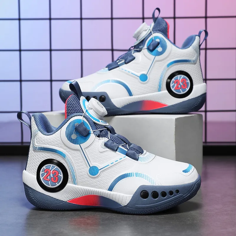 ATONGMU Slip Resistant, Abrasion Resistant, Waterproof Kids' Basketball Kids'-4